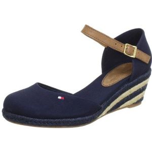 Tommy Hilfiger Elsa 6 sandalen voor dames, Blauw Blau Middernacht 403, 36 EU