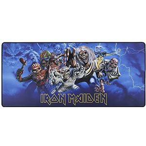 Iron Maiden - Antislip XXL 90 mm x 40 mm kralenafwerking muismat - Officiële licentie