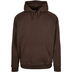 Urban Classics Blank Hoody met capuchon voor heren, bruin, XXL