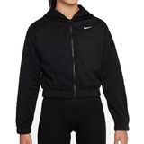 NIKE - Sportief Sweatvest - Taupe Lichtlila Zwart Wit - Met Capuchon