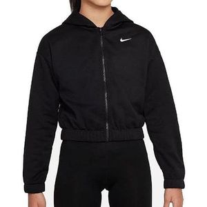 NIKE - Sportief Sweatvest - Taupe Lichtlila Zwart Wit - Met Capuchon