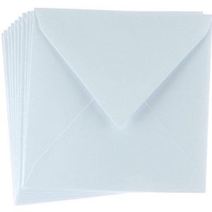 Enveloprint Vierkante kaart, wit, 10 stuks