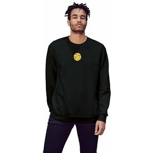 Green Fish Sweatshirt voor heren, zwart, XL