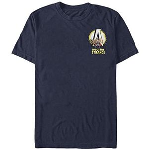 Marvel Avengers Classic - Strange Badge Unisex Crew neck T-Shirt Navy blue S