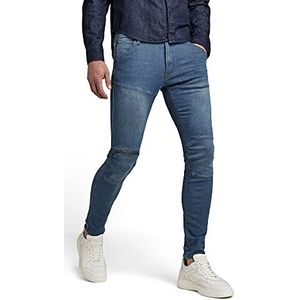 G-Star Raw heren skinny jeans 5620 3D Zip Knee Skinny,blauw (Worn in Gravel Blue C431-b844),29W / 32L