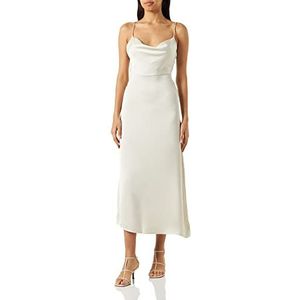 Vila Viravenna Strap Ankle Dress-Noos Jurk voor dames, berk, 42