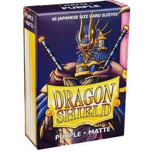 Dragon Shield ART11109 Japanese Size Sleeves 60pk, Matte Purple