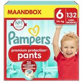 Pampers Maat 6 Luierbroekjes (15+ kg), Premium Protection, 132 Luierbroekjes, Maandbox, Pampers N°1 Voor Comfort En Bescherming Van De Gevoelige Huid