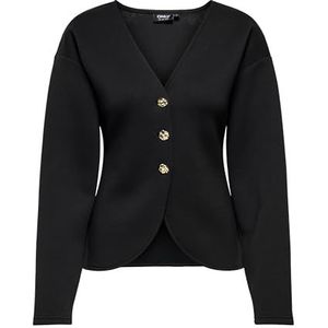 Only - Onlnaomi - Cardigan - Zwart/goud - Dames