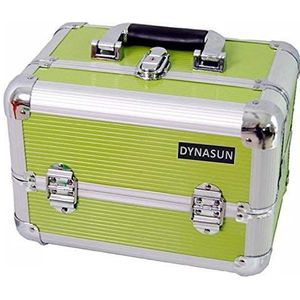 DynaSun ALU Design Beautycase sieradenvak make-up koffer cosmeticakoffer, 31 cm, Bs35xxl groen, 31 cm, cosmeticakoffer