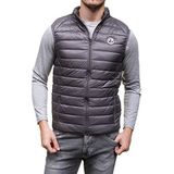 JOTT Heren Tom donsjack Vest, antraciet, S