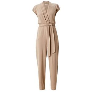 s.Oliver BLACK LABEL Lange jumpsuit voor dames, Zandsteen, 44