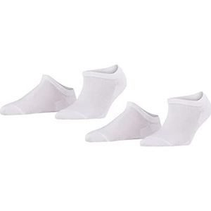 FALKE Dames Korte Sokken Active Breeze 2-Pack W SN Lyocell Kort Eenkleurig Multipack 2 Paar, Wit (White 2000) nieuw - milieuvriendelijk, 35-38