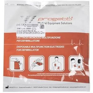 GIMA - Placche monouso con cavo per Rescue Sam 230 Life adulti, 1 paio, 33461