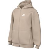 Nike - Club Fleece - Meisjessweater met Rits - Oversized
