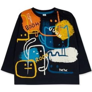 Tuc Tuc T-shirt voor kinderen, Zwart, 6 maanden