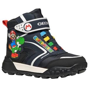 Geox - J TREKKYUP BOY B ABX - Sneeuwlaarzen - Marineblauw/Zwart - Synthetisch