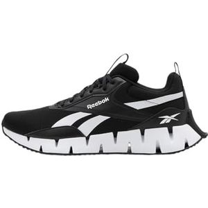 Reebok Unisex Zig DYNAMICA STR Sneaker, CBLACK/FTWWHT/CBLACK, 7 UK, Cblack Ftwwht Cblack, 40.5 EU