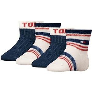 8719965009202 TH BABY SOCK 4P STRIPE ECOM, Tommy Original, 15-18 EU
