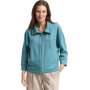 TOM TAILOR Sweatjack voor dames, 31666 - Tropical Teal, XL