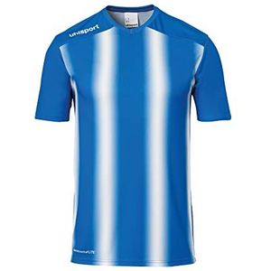 Uhlsport Stripe 2 0 Shirt Korte Mouw Kinderen - Royal Wit