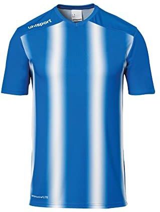 Uhlsport Stripe 2 0 Shirt Korte Mouw Kinderen - Royal Wit