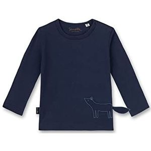 Sanetta Baby-jongens 902264 T-shirt, indigo blauw, 68