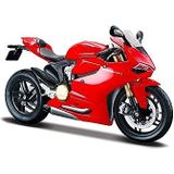 BBURAGO - Modelset Ducati 1199 Panigale - Realistisch Ducati model in schaal 1:12, Officiële Ducati licentie, Aanbevolen leeftijd 14+ jaar