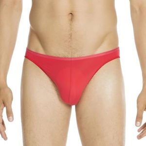 HOM Heren Micro Slip Plumes Sportondergoed, rood, M