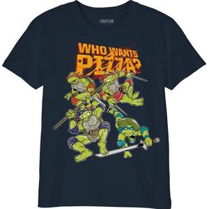 Tortues Ninja BOTMNTDTS010 T-shirt, marineblauw, 14 jaar, Marine, 14 Jaren