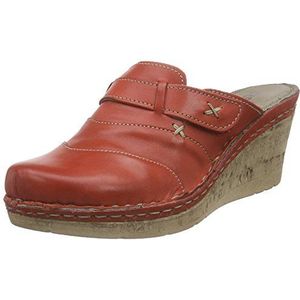Manitu dames 900474 slippers, rood, 41 EU