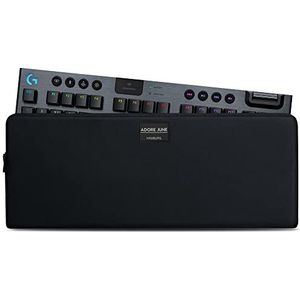 Adore June Keeb Pro Hoes compatibel met Logitech G915 TKL Lightspeed/Logitech Pro X/Logitech Pro K-DA, praktische zachte hoes voor het veilig meenemen van het toetsenbord, zwart