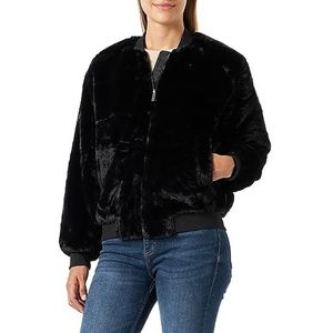 VERO MODA Vmsonjamie Short Faux Fur Jacket Boos Damesjack, zwart, XL