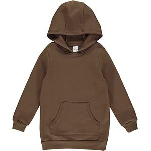 Fred's World by Green Cotton Sweathoodie voor meisjes, Bruin Mist, 98 cm