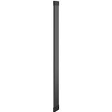 Vogel's TVA 7000 Kabelgoot zwart, tot 6 kabels, minimale afstand tot de muur slechts 1,4 cm, lengte van 100 cm, aluminium, geschikt voor kabeltypes zoals HDMI-, USB-, AUX- of stroomkabels