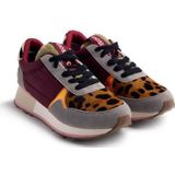 Gioseppo - Posen - Sneakers - Suède - Dierenprint - Anatomische Binnenzool - Platformhoogte 4 cm