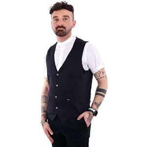Gianni Lupo GL011BD vest, navy, M heren, Marine.