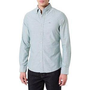 Slim Classic Oxford Shirt, groen, M