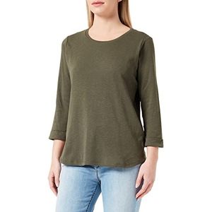 Cecil T-shirt voor dames, Utility Olive, XS