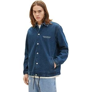 TOM TAILOR Denim Uomini Jeansjas 1035112, 10113 - Clean Mid Stone Blue Denim, XL