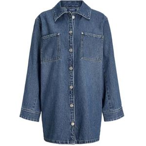 JACK & JONES Jxcana RLX Denim Dress DNM, blauw (medium blue denim), M