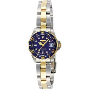 Invicta Pro Diver Dames Quartz horloge van roestvrij staal - 24 mm