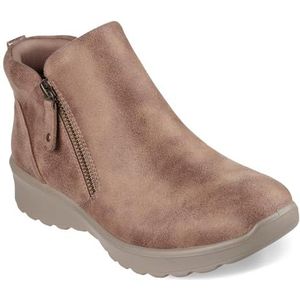 Skechers Dames Lovely Vibe enkellaars, bruin, 4 UK, Bruin, 37 EU