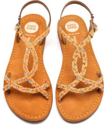 Gioseppo - Wenham - Sandalen - Glanzend Leer - Raffia Vlechtwerk