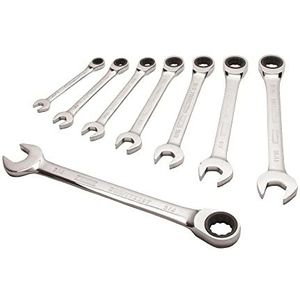 DeWalt SAE/Standard ringsteeksleutelset 8-delig (DWMT74197)