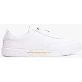 Sneakers - Effen - Leer - Vetering met 6 Gaten