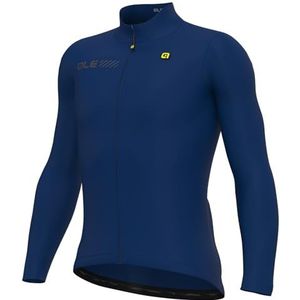 Alé Cycling Heren Solid Fondo 2.0 shirt met lange mouwen, blauw, L