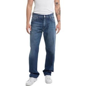 Replay heren jeans met stretch, Medium Blue 009, 33W / 32L