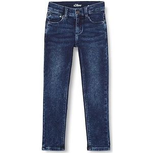 s.Oliver Junior Jongens Jeans Broek, Pelle Straight Leg Blue 122, blauw, 122 cm