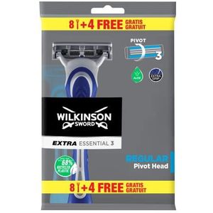 Wilkinson Sword - Extra 3 Essentials - Scheermesjes - 12 Stuks